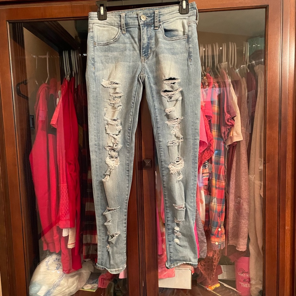 AE brand jeggings, sz 2